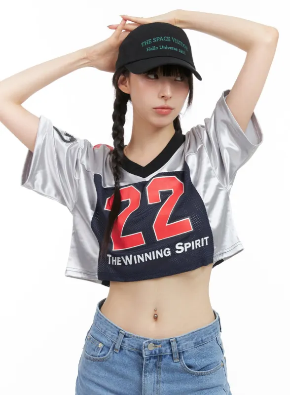 99 SS CROP JERSEY NAVY | Parallel