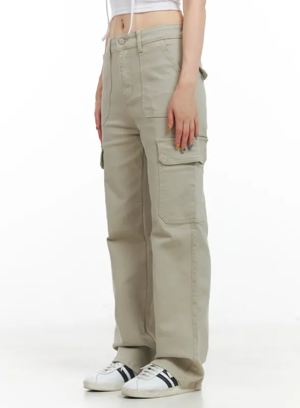 Cargo Straight Leg Pants CG408 sold by Lewkin