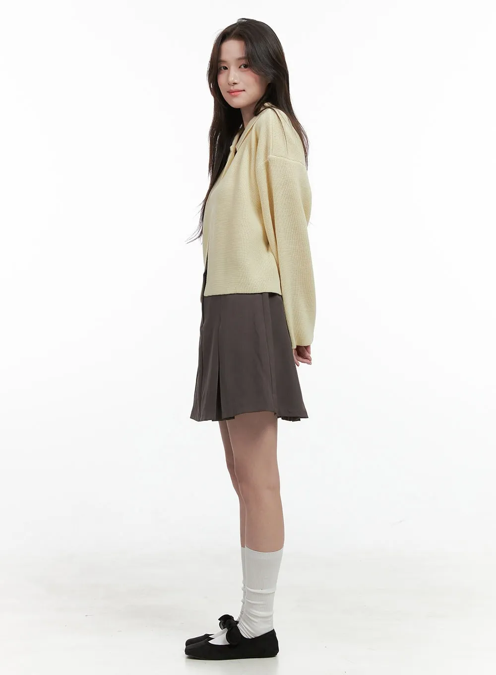 Pleated Spice Mini Skirt OG409 sold by Lewkin product image thumbnail 3