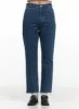 Destroyed Hem Straight Jeans OG409 sold by Lewkin