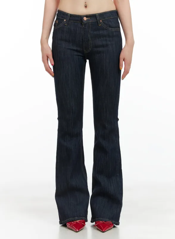 Lila Slim Fit Bootcut Jeans CG409 sold by Lewkin