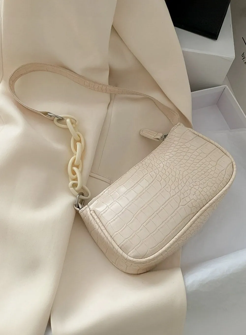 Functional Shoulder Bag IG412 sold by Lewkin product image thumbnail 3