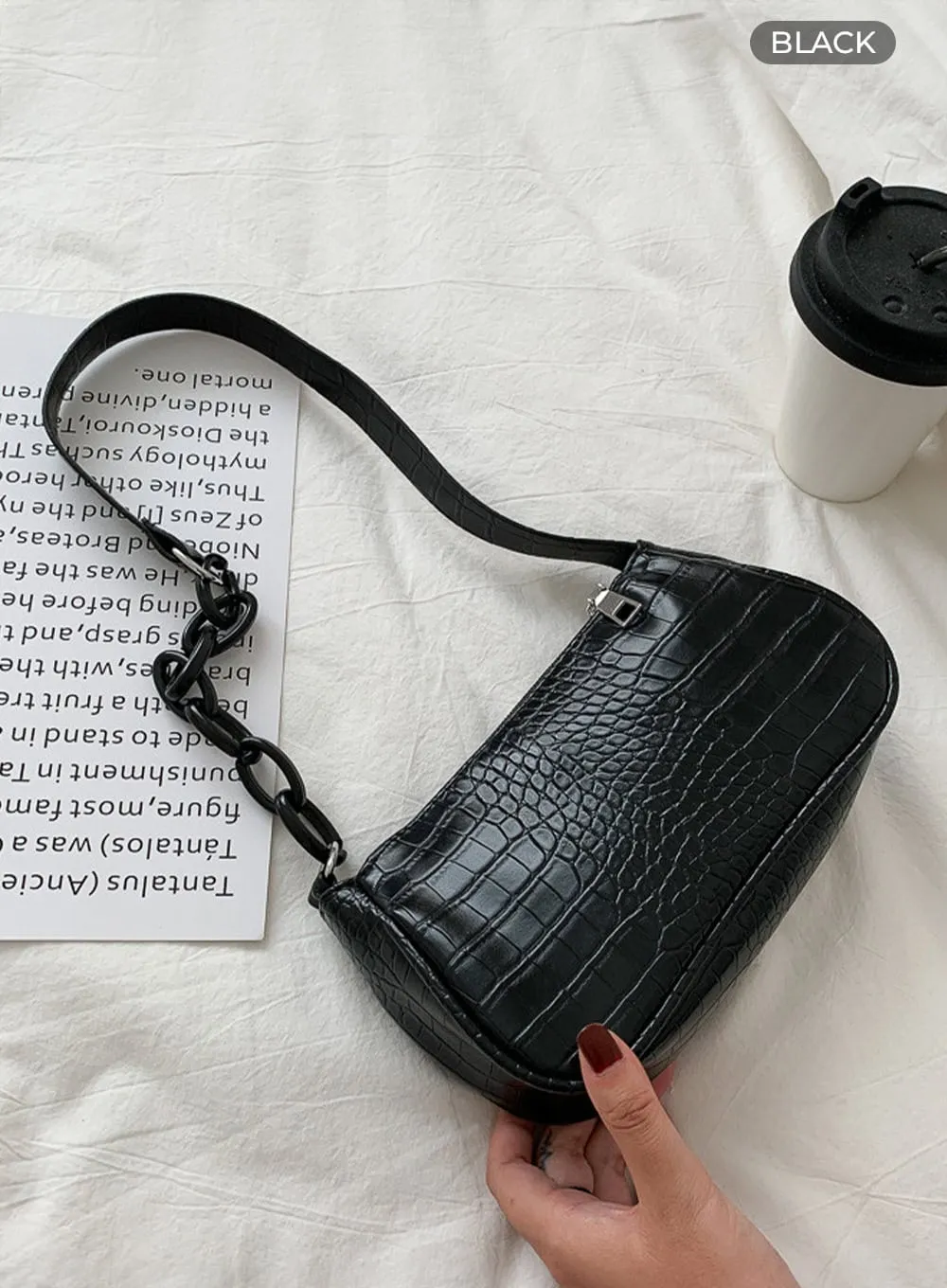 Functional Shoulder Bag IG412 sold by Lewkin product image thumbnail 5