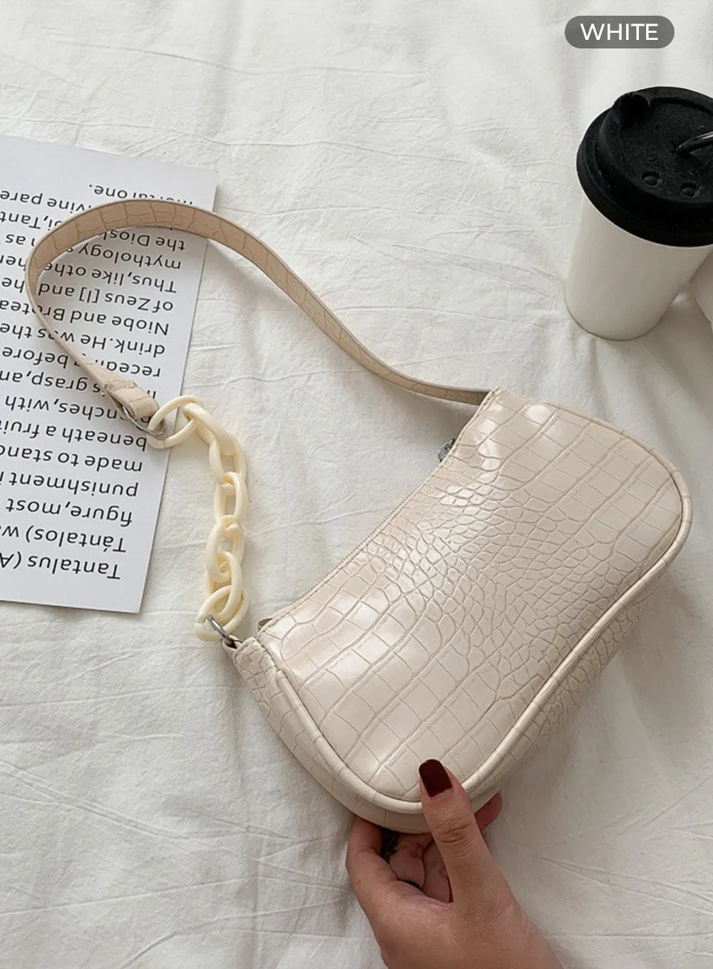 Functional Shoulder Bag IG412 sold by Lewkin product image thumbnail 4