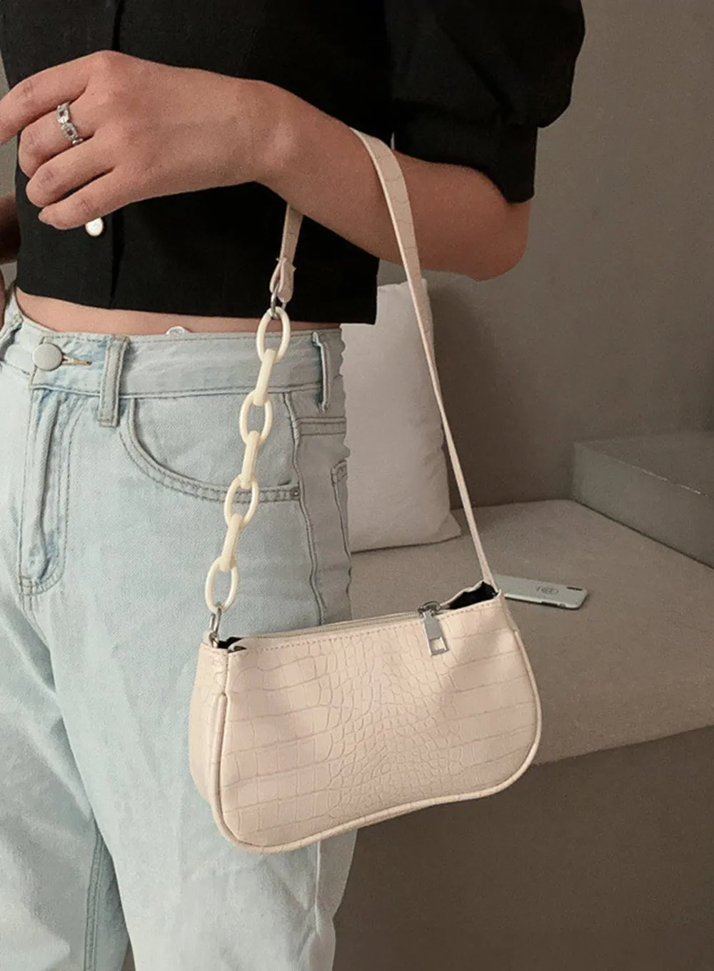 Functional Shoulder Bag IG412 sold by Lewkin