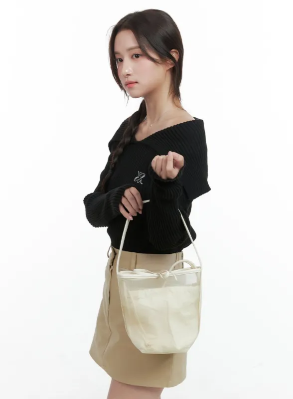 Sheer Elegance Mesh Handbag OG412 sold by Lewkin