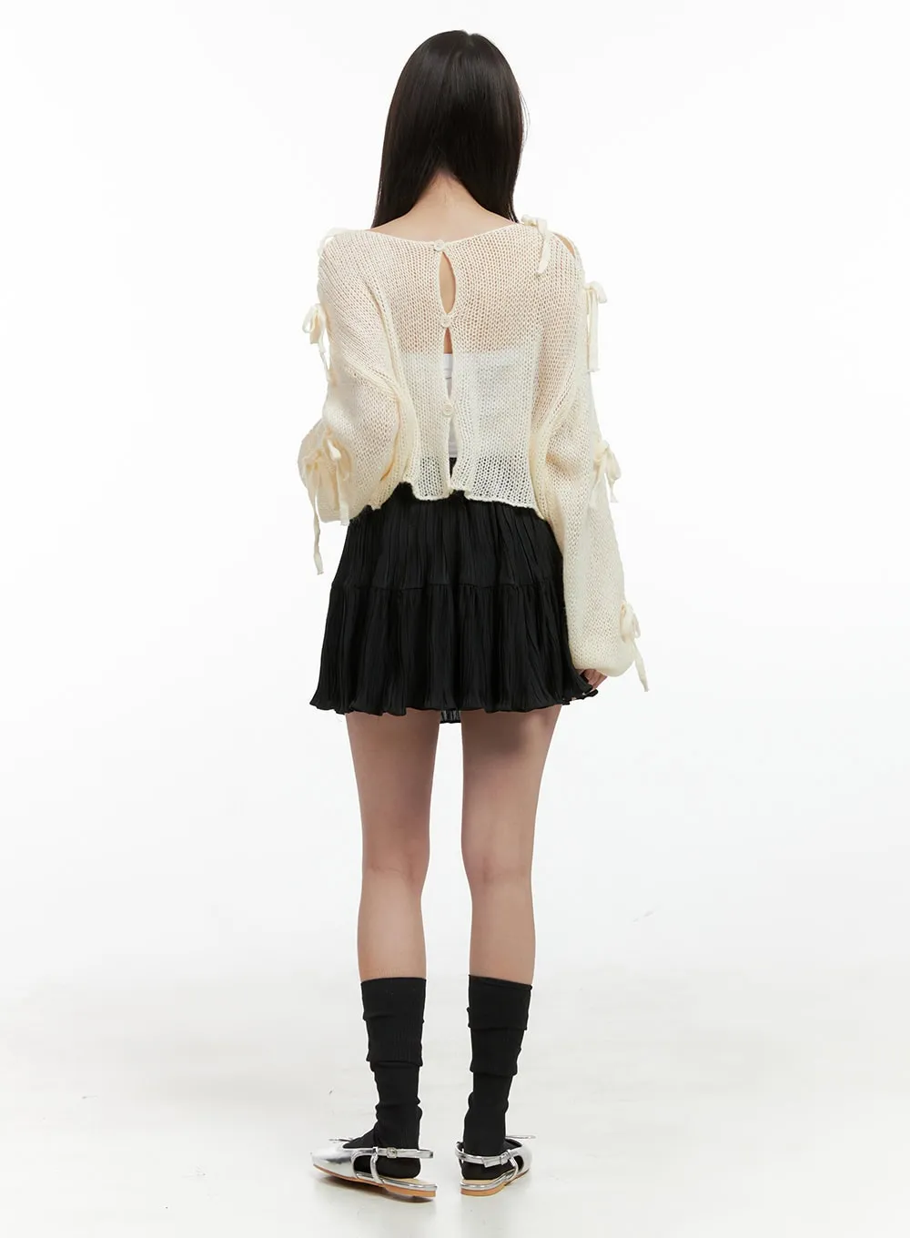 Frizzy Frill Mini Skirt OG412 sold by Lewkin product image thumbnail 5