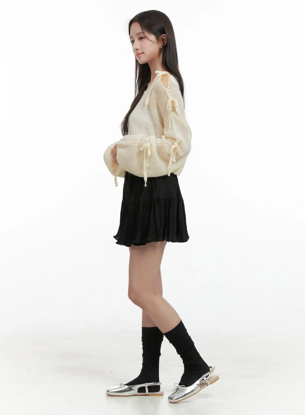 Frizzy Frill Mini Skirt OG412 sold by Lewkin product image thumbnail 4