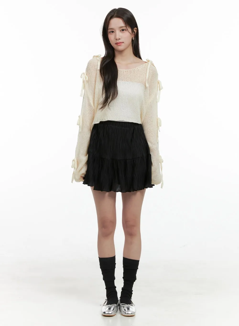 Frizzy Frill Mini Skirt OG412 sold by Lewkin product image thumbnail 3