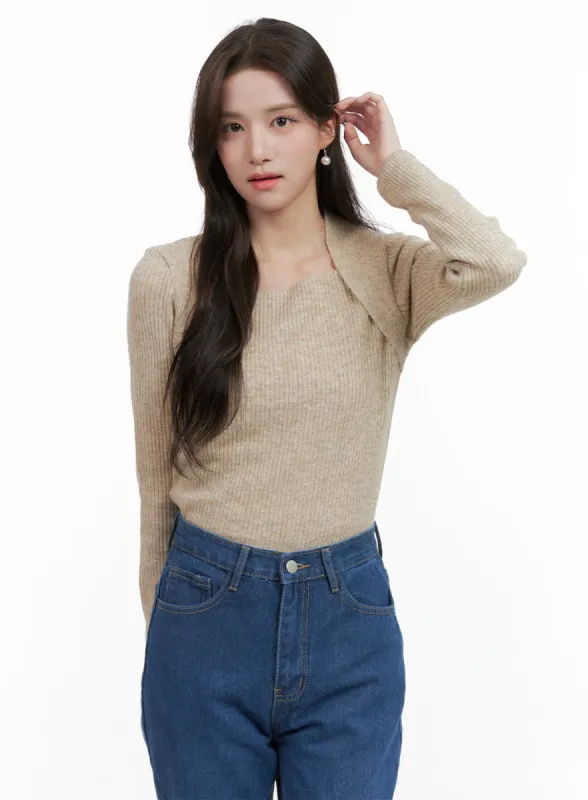 Solid Slim Fit Knit Long Sleeve OG412 sold by Lewkin