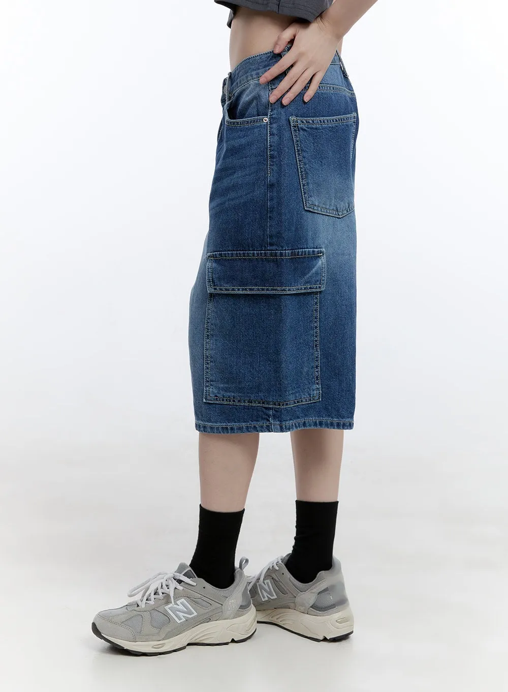 Zia Baggy Cargo Jorts CG413 sold by Lewkin product image thumbnail 5