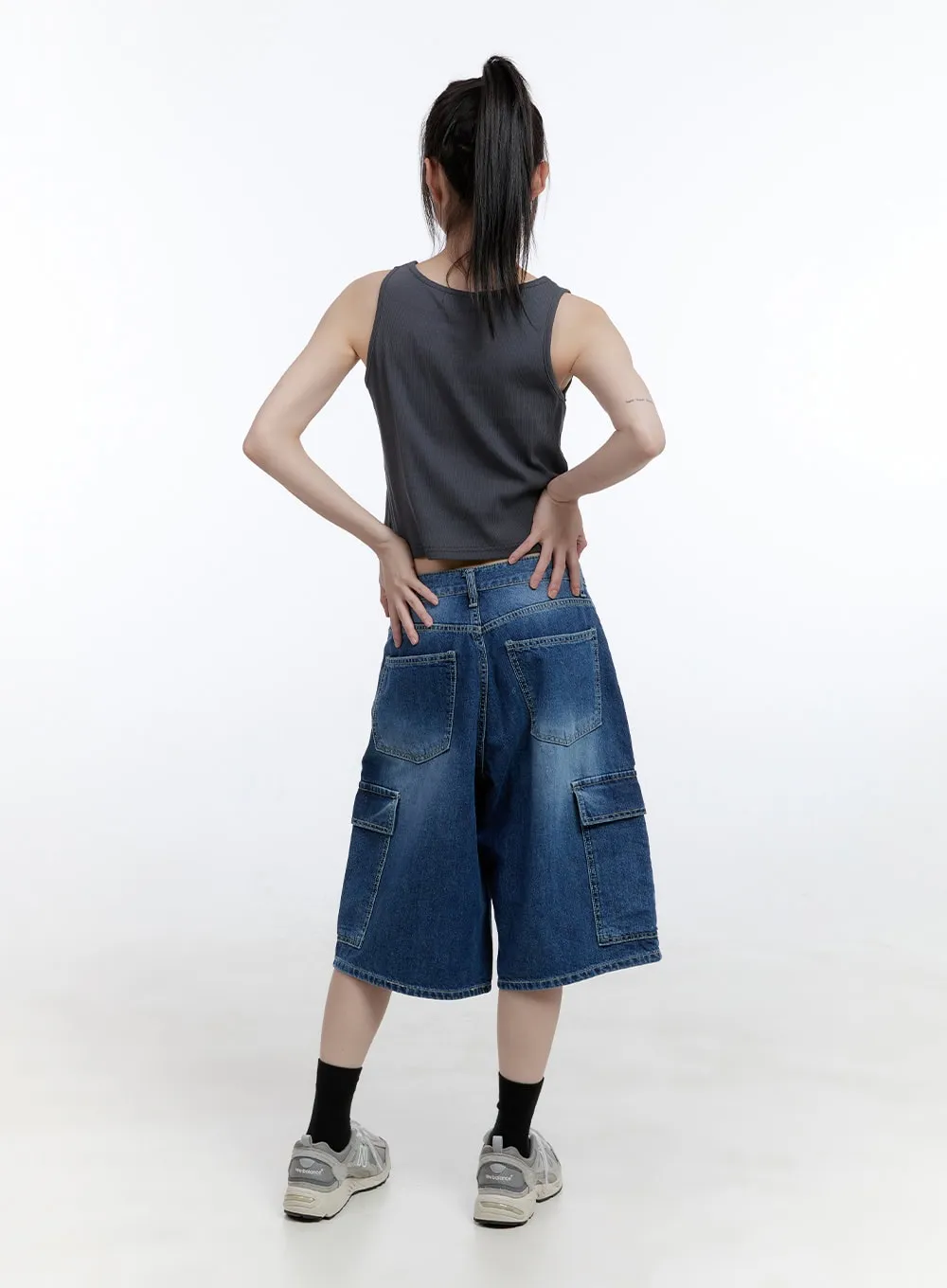 Zia Baggy Cargo Jorts CG413 sold by Lewkin product image thumbnail 4