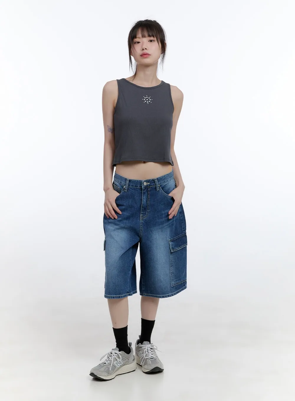 Zia Baggy Cargo Jorts CG413 sold by Lewkin product image thumbnail 2