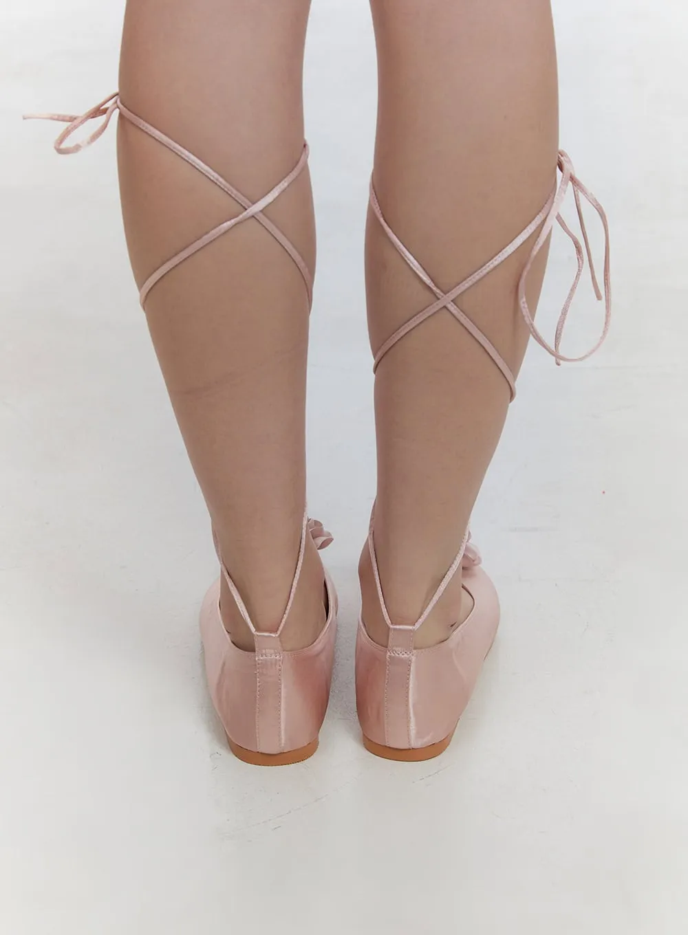 Silk Ribbon Strap Floral Flats CG414 sold by Lewkin product image thumbnail 4