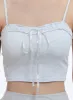 Ribbon Cotton Cami Crop Top CG414 sold by Lewkin