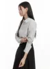 Solid Button-Up Blouse OG419 sold by Lewkin