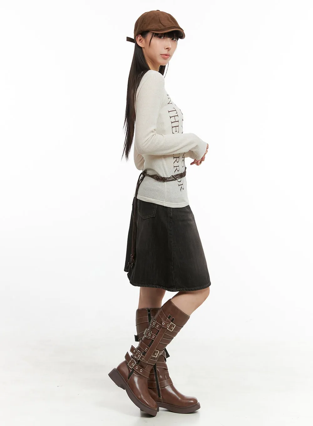 Sheer Lettered Long Sleeve CG419 sold by Lewkin product image thumbnail 3