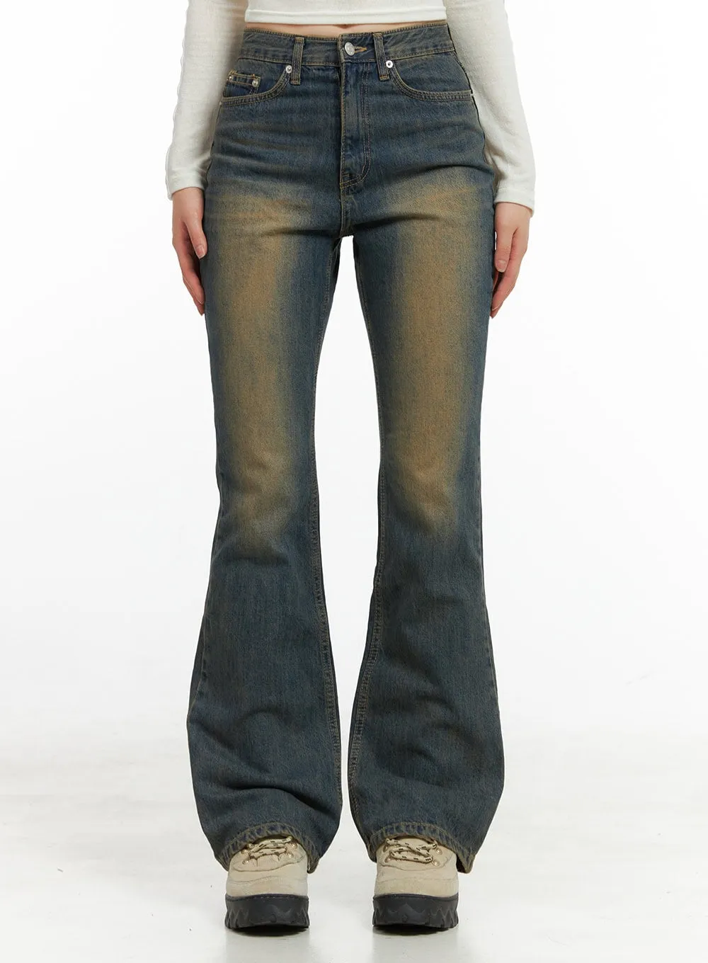 Lucy Low Rise Vintage Bootcut Jeans CG419 sold by Lewkin