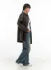Oversized Faux Leather Jacket CG420 sold by Lewkin