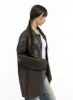Oversized Faux Leather Jacket CG420 sold by Lewkin