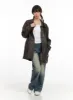 Oversized Faux Leather Jacket CG420 sold by Lewkin