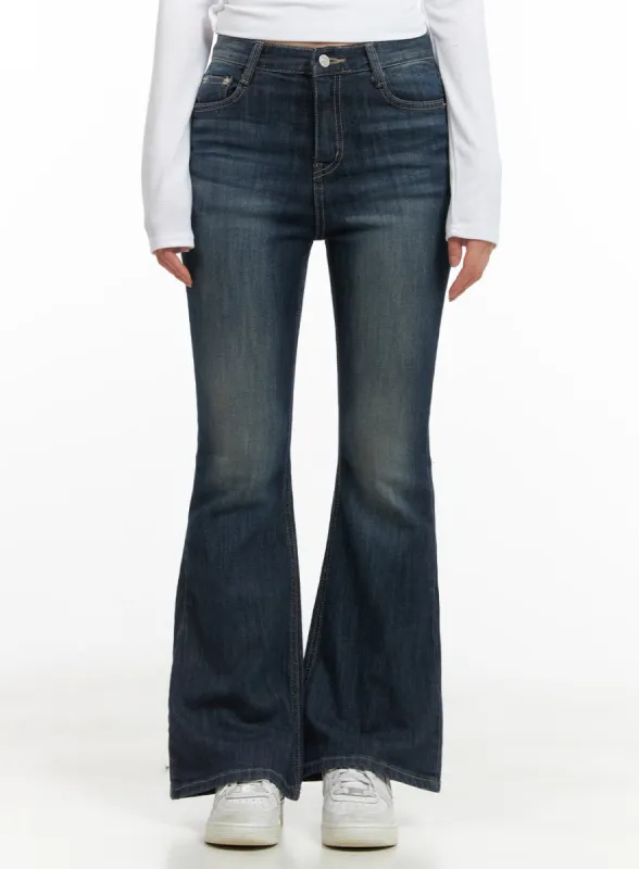 Remy Washed Bootcut Jeans CG420 sold by Lewkin