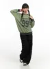 Cargo Stitch Cotton Wide Fit Pants CG420 sold by Lewkin