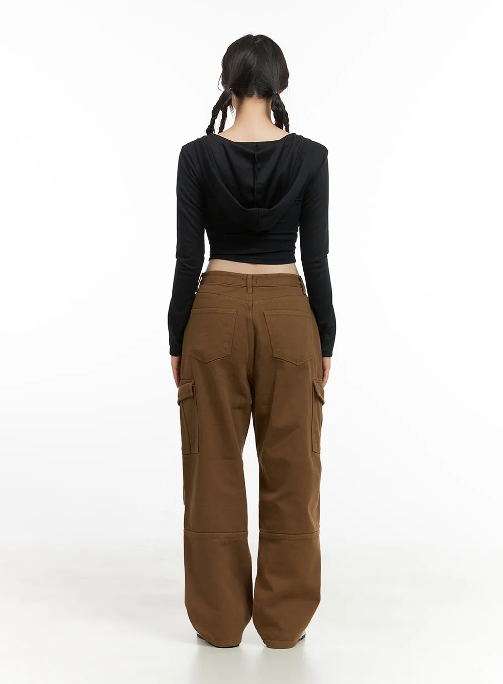 Hoodie Crop Top CG420 sold by Lewkin product image thumbnail 4