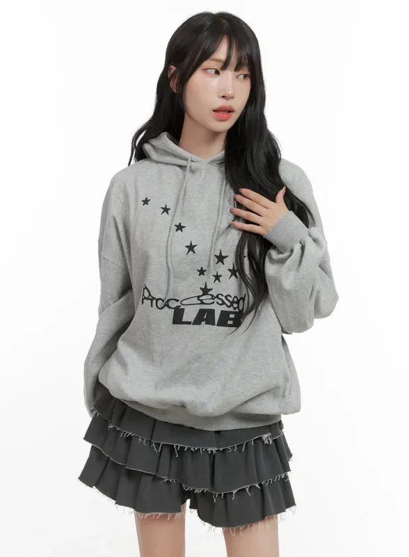 Acubi Oversized Graphic Hoodie CG421 sold by Lewkin