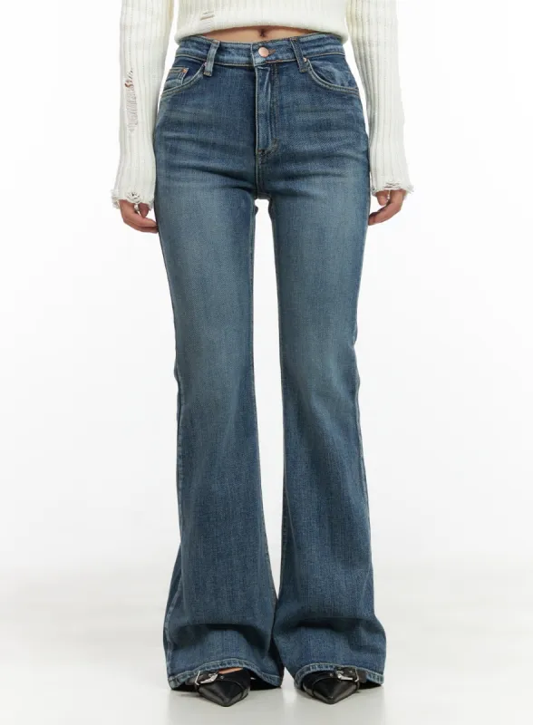 Lila Slim Bootcut Jeans CG422 sold by Lewkin