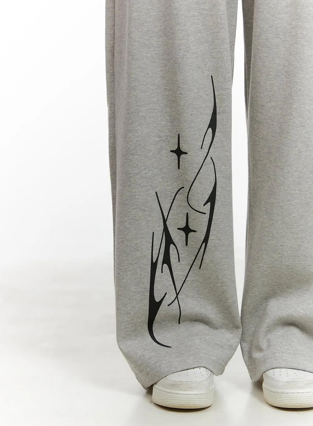 Cozy Banded Graphic Sweatpants CG423 sold by Lewkin product image thumbnail 4
