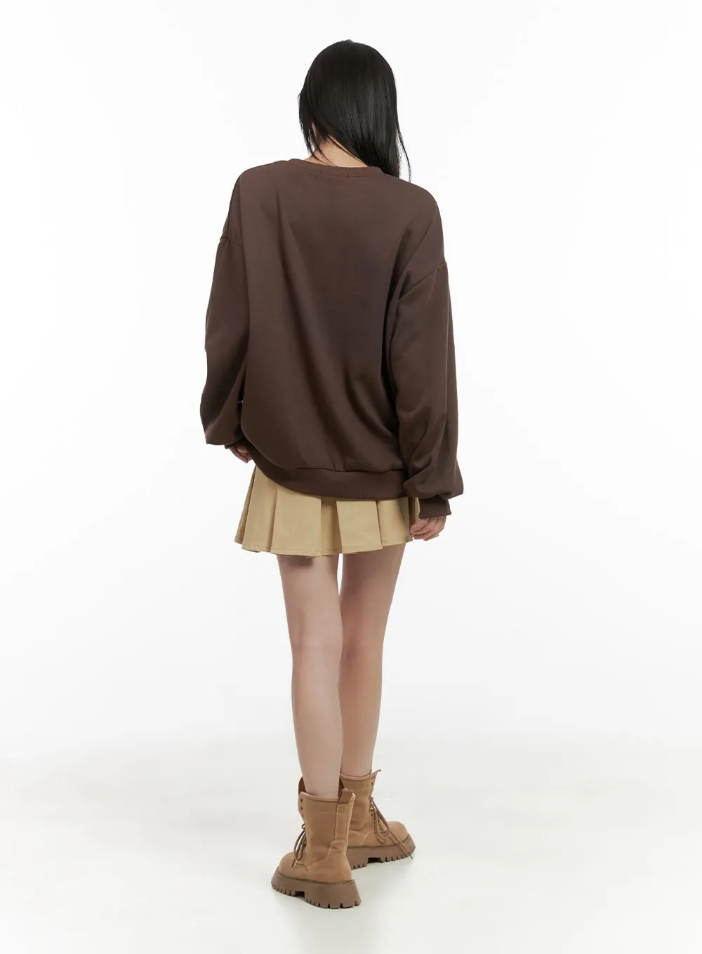 Box Pleated Mini Skirt CG427 sold by Lewkin product image thumbnail 4