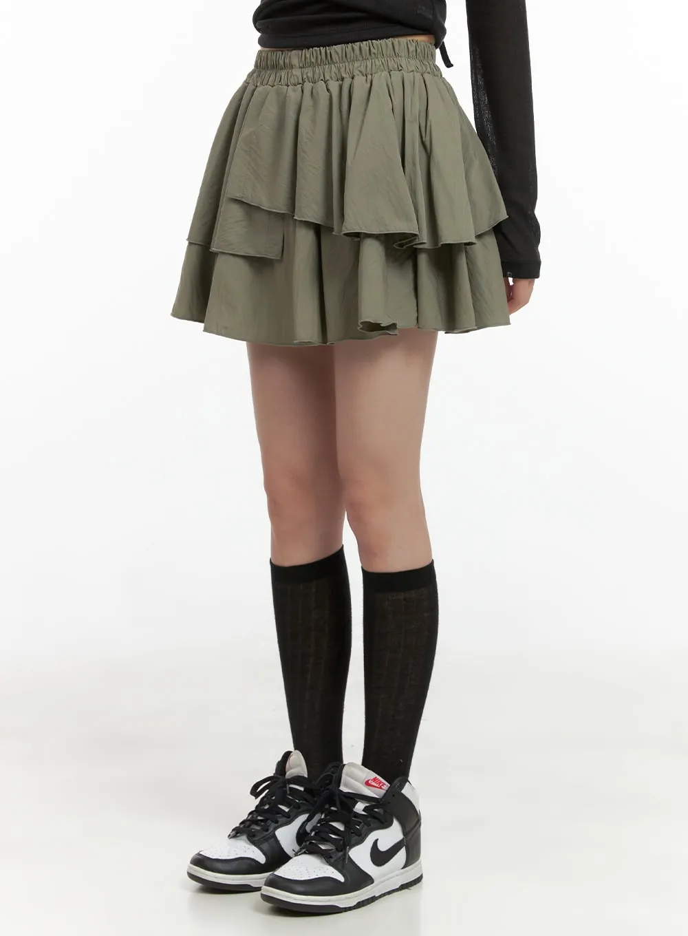 Ruffle Mini Skirt CG427 sold by Lewkin