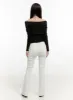 Basic Slim Off-Shoulder Top OG429 sold by Lewkin