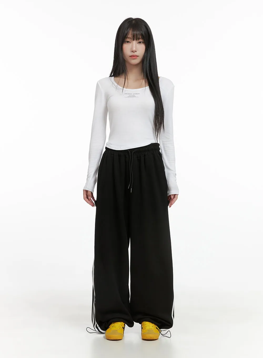 U-Neck Slim Fit Crop Tee CG430 sold by Lewkin product image thumbnail 2