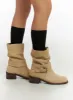 Suede Buckle Strap Boots IS402 sold by Lewkin