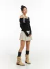 Suede Buckle Strap Boots IS402 sold by Lewkin