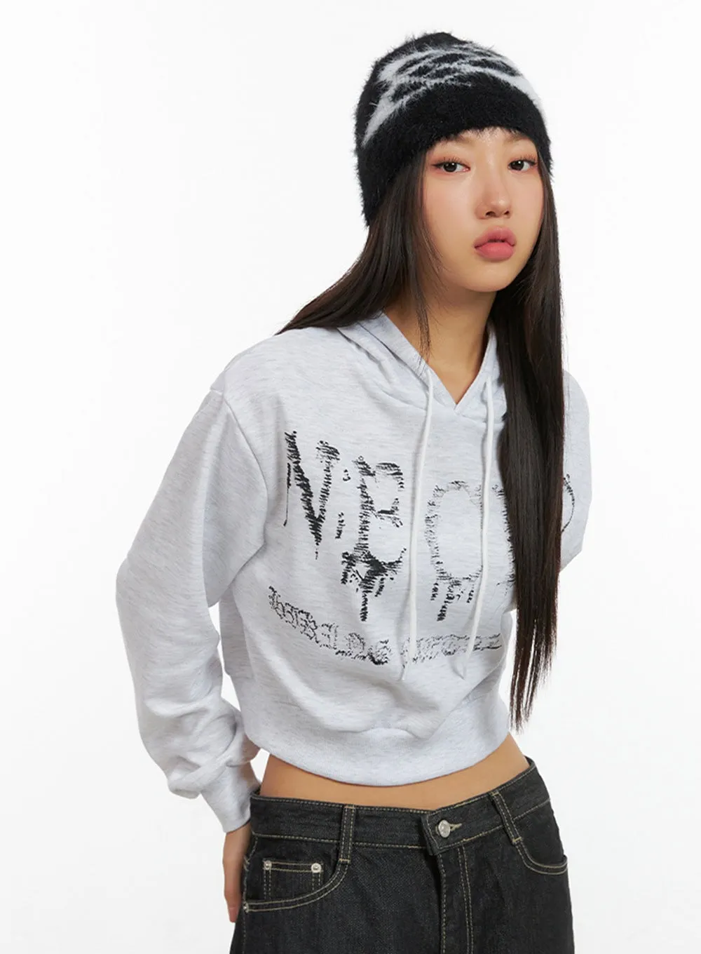 Fuzzy Graphic Bliss Beanie IS402 sold by Lewkin product image thumbnail 5