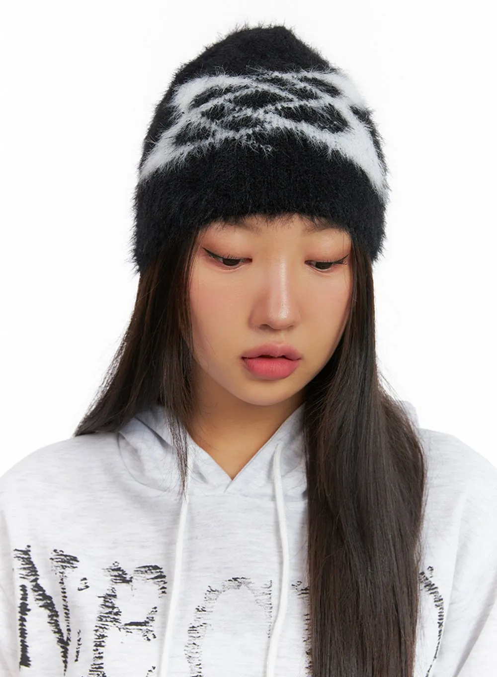 Fuzzy Graphic Bliss Beanie IS402 sold by Lewkin product image thumbnail 3