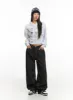 Clover Stitched Baggy Jeans IS402 sold by Lewkin