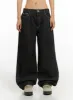 Clover Stitched Baggy Jeans IS402 sold by Lewkin