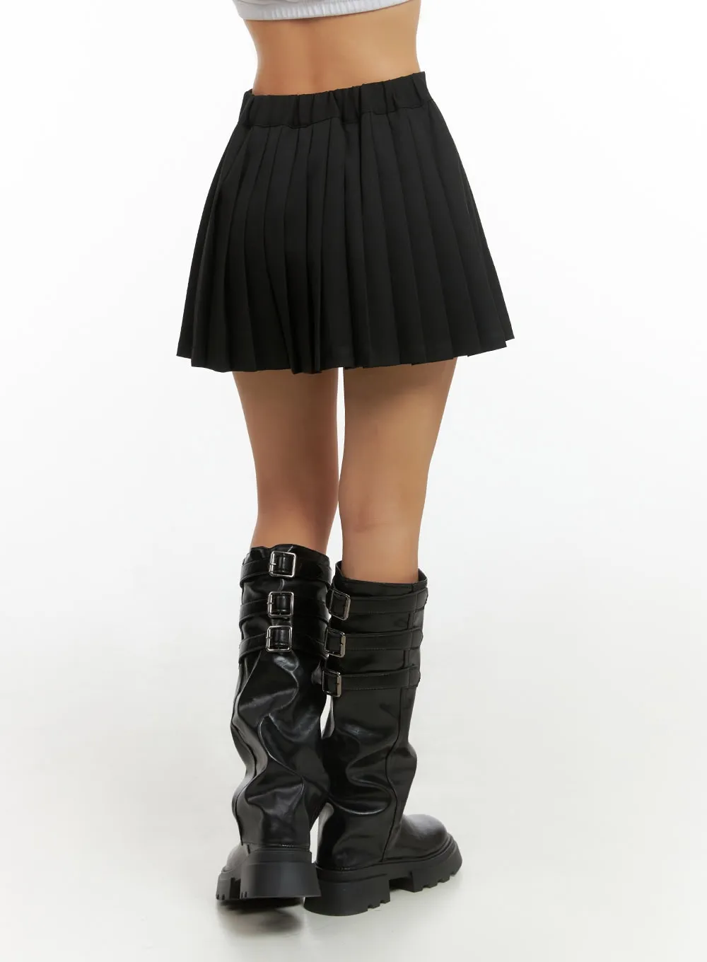 Pleated Mini Skirt IS402 sold by Lewkin product image thumbnail 5