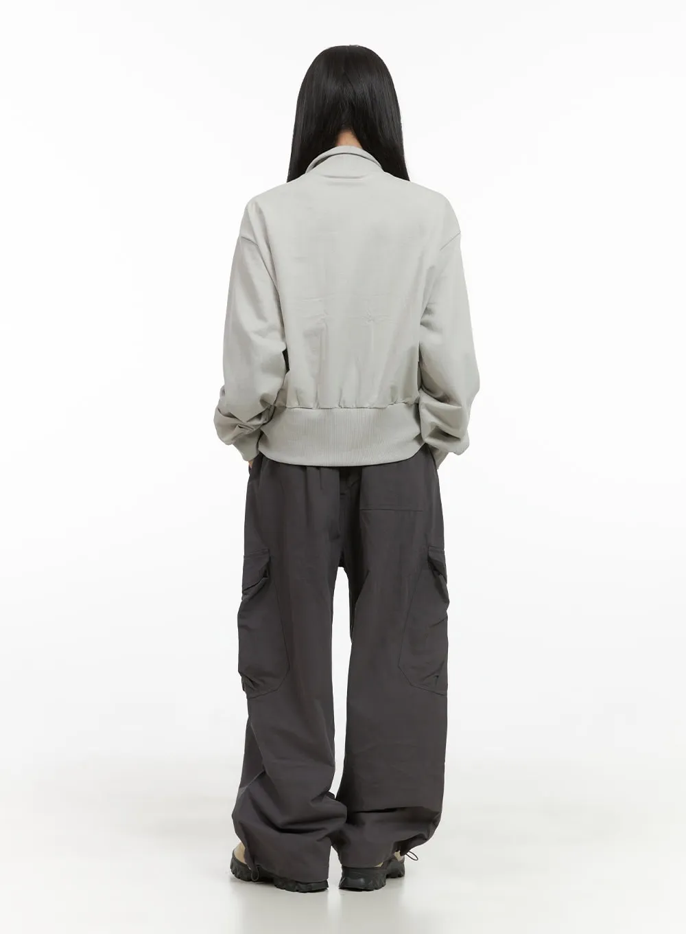 String Banded Baggy Cargo Pants CS403 sold by Lewkin product image thumbnail 4