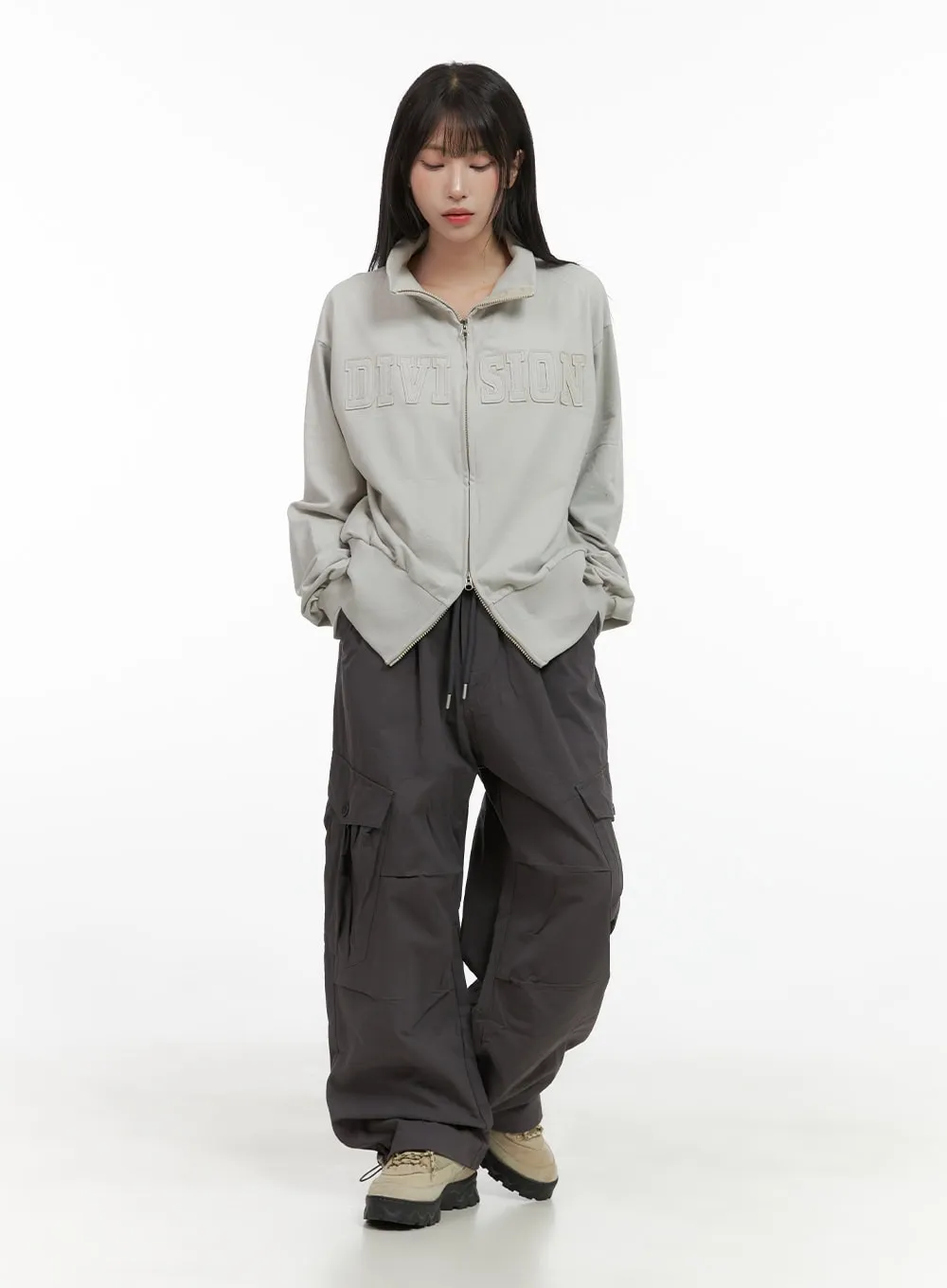 String Banded Baggy Cargo Pants CS403 sold by Lewkin product image thumbnail 2