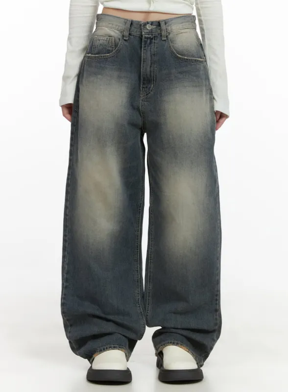 Darcy Washed Baggy Jeans CS403 sold by Lewkin