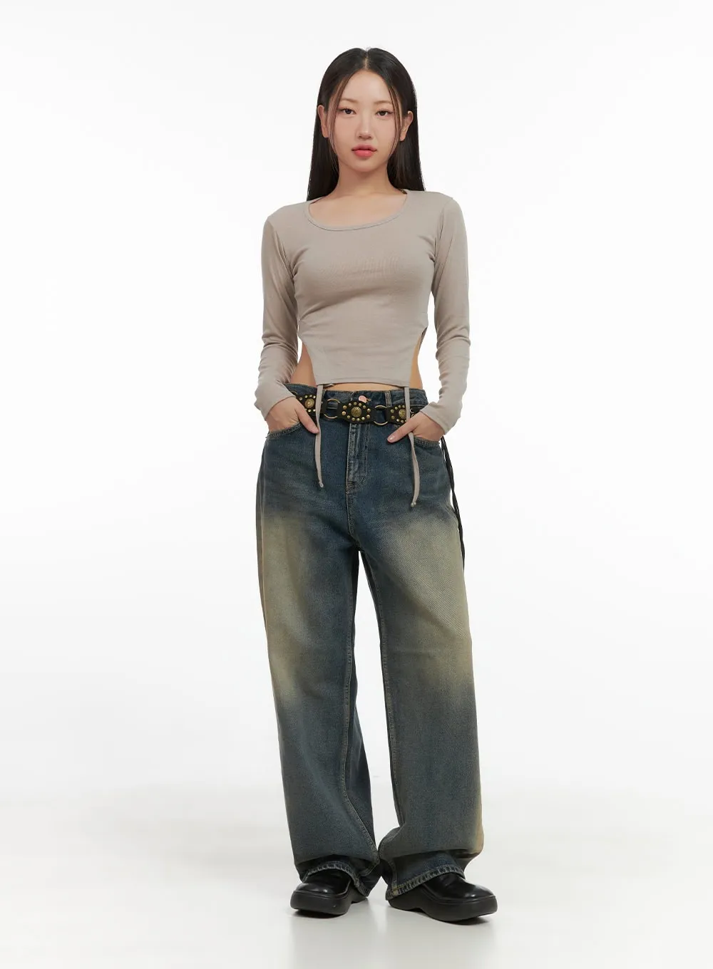 Side String Long Sleeve CS404 sold by Lewkin product image thumbnail 2