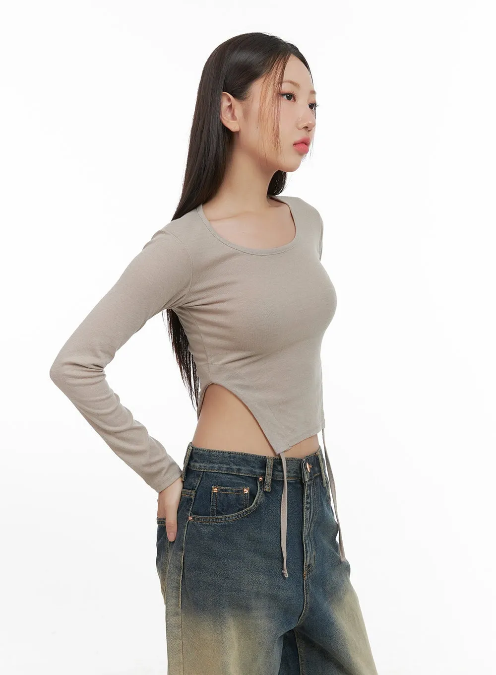 Side String Long Sleeve CS404 sold by Lewkin product image thumbnail 5