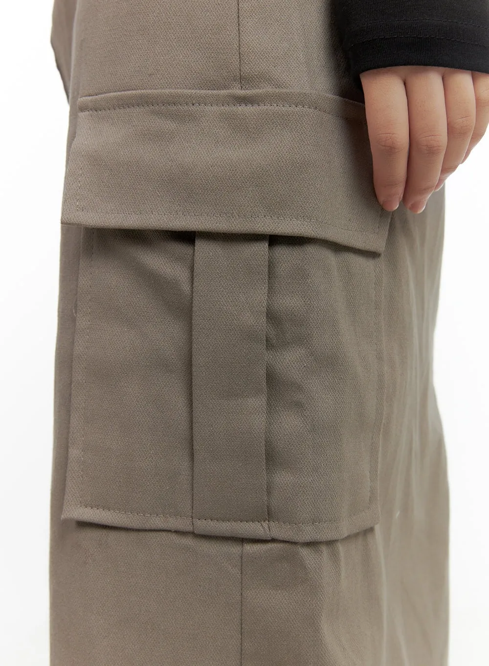 Cotton Cargo Maxi Skirt CS404 sold by Lewkin product image thumbnail 4