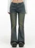Selah Stitch Detail Flare Jeans CS404 sold by Lewkin