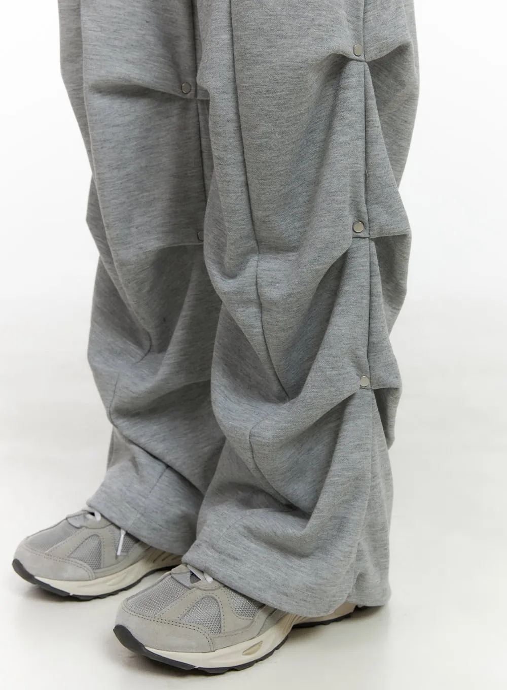 Cotton Pintuck Banded Sweatpants CS405 sold by Lewkin product image thumbnail 3